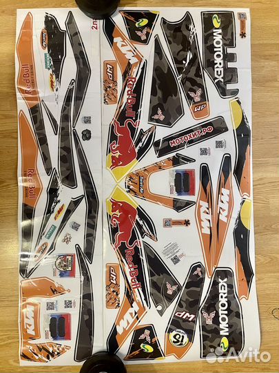 Наклейки на мотоцикл motoland tt250/wrx 250