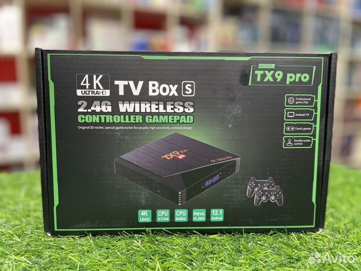 Игровая приставка + Android TV Game Box TX9 Pro