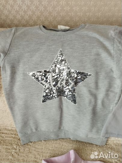 Одежда на девочку рост 128 пакетом