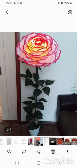 Светильник ручной работы из изолона