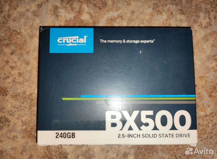 Ssd crucial BX500 240 гб