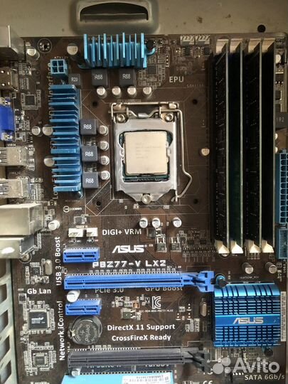 Комплект озу процессор мат.плата