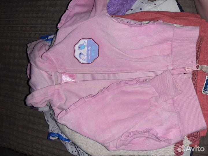 Детские вещи на девочку пакетом 68 74