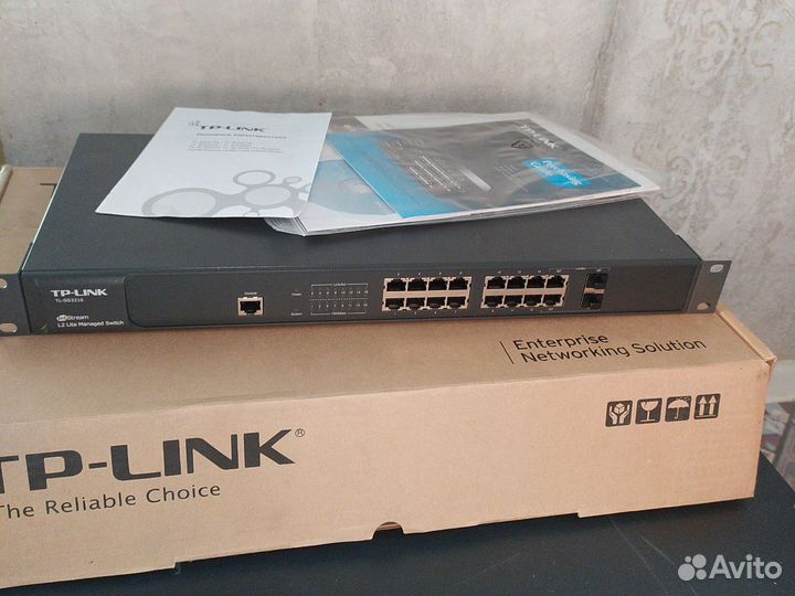 Коммутатор TP-link 16-портовый T2600G-18TS