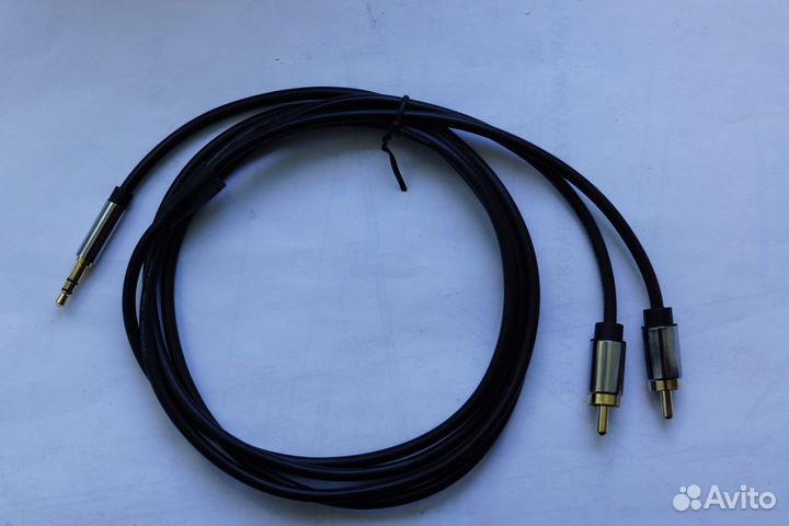 Аудиокабель Vention 2RCA (M) - Jack 3.5mm (M) 1.5m