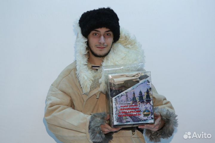 Полевой меховой овчинный полушубок Бекеша