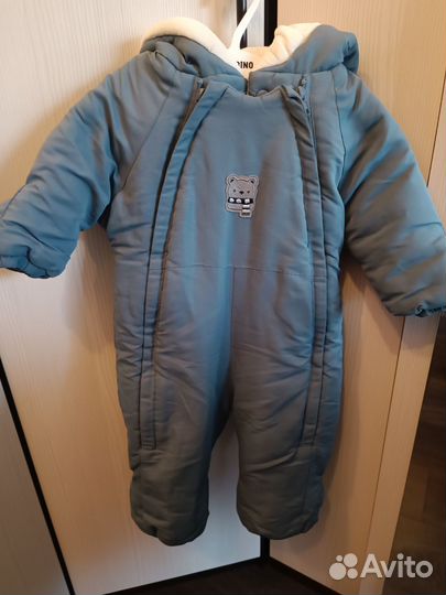 Зимний комбинезон для мальчика 80