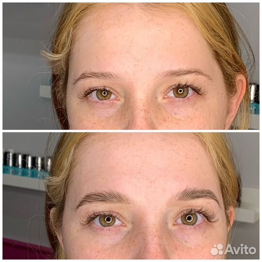 Окрашивание и коррекция бровей