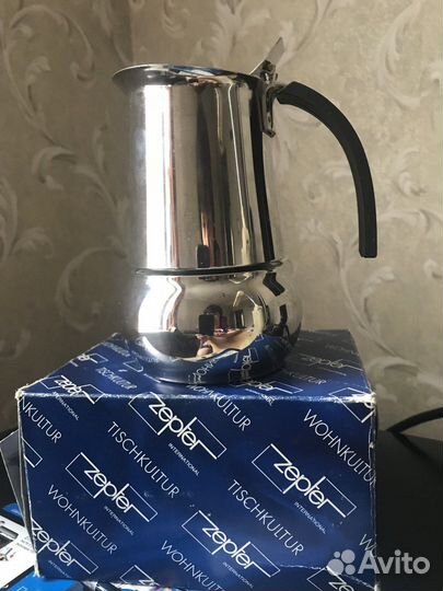 Гейзерная кофеварка zepter X-276-GB