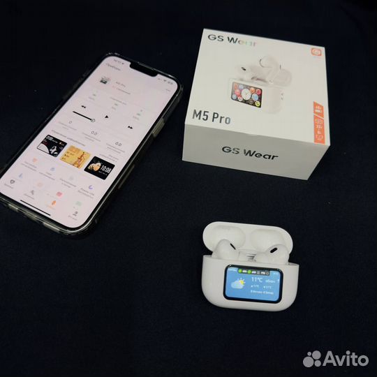 Беспроводные наушники с экраном