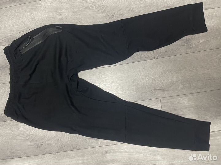 Штаны nike tech fleece черные