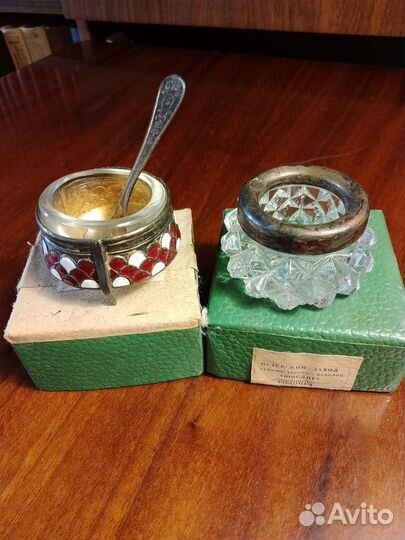 Солонка мельхиор СССР