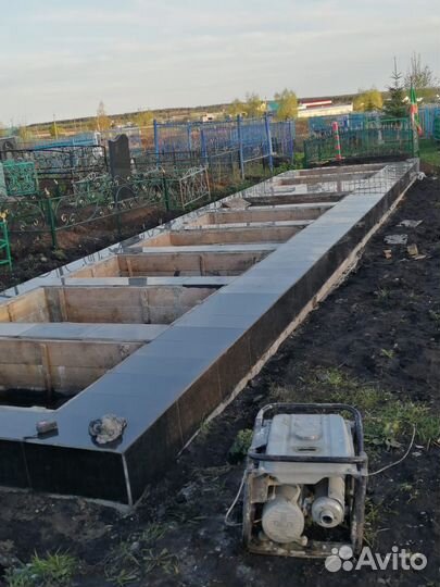 Облицовка благоустройство плиткой могил