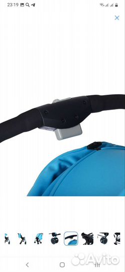 Прогулочная коляска Babyton Mobile Blue WLX218 б/у