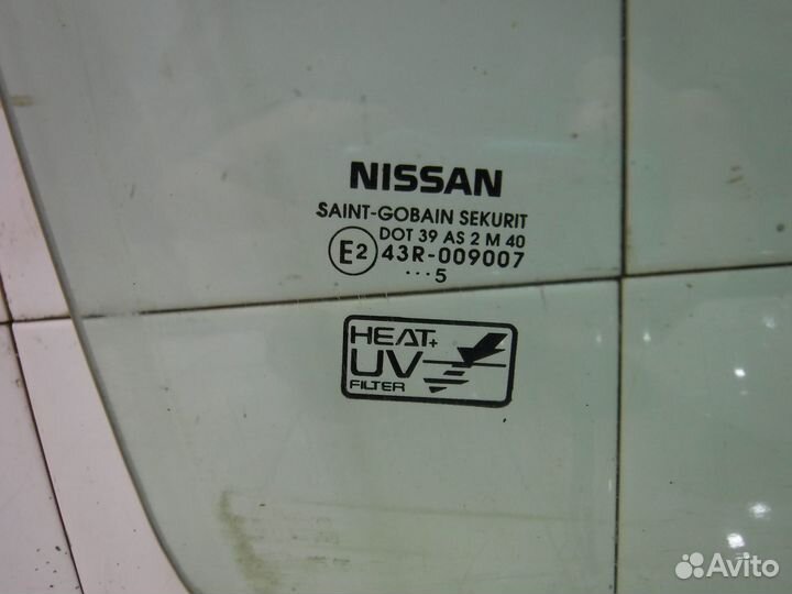 Стекло двери передней Nissan Almera N16