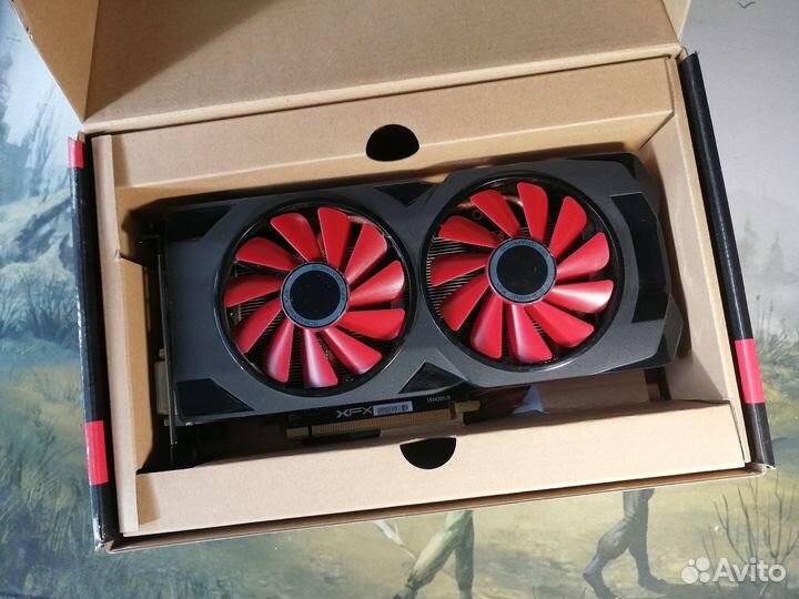 Видеокарта RX 470 на 8Gb видеопамяти - XFX