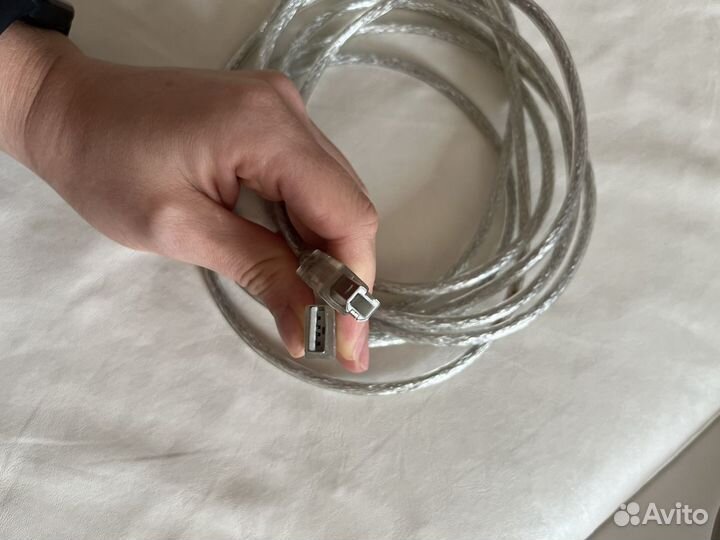 Кабель USB 2.0 А - USB 2.0 B