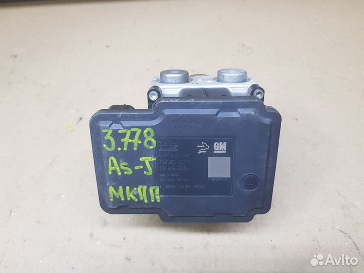 Блок ABS Opel Astra J с 2011 с МКПП
