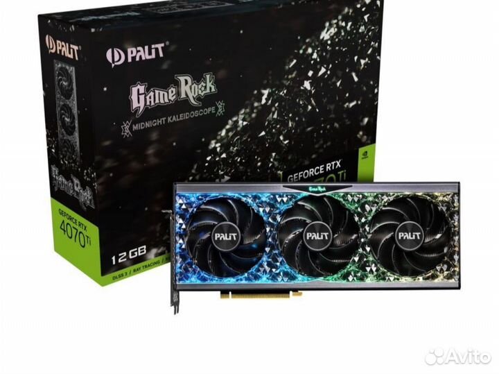 Новая Palit GeForce RTX 4070 Ti GameRock 12 гб