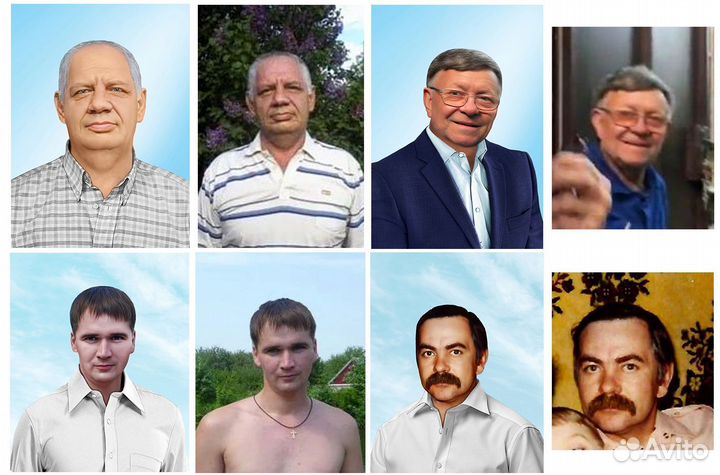 Фото на памятник. Восстановление и улучшение фото