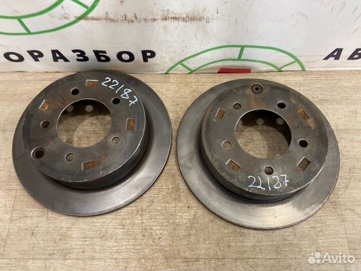 Диск тормозной задний Mitsubishi Lancer 10 CY3A