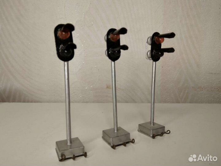 Железная дорога 16мм.3 светофора сжд/ржд