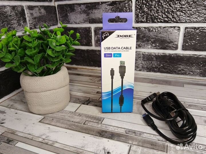 Кабель micro USB для зарядки геймпада ps4 Dualshoc