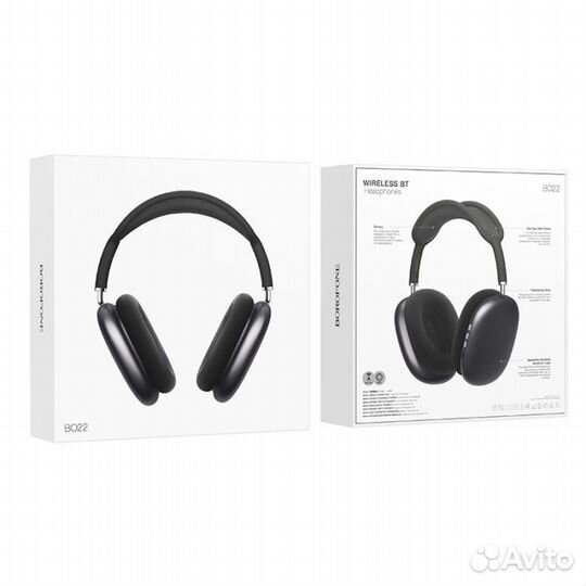 Наушники Borofone BO22 Elegant BT headphones space