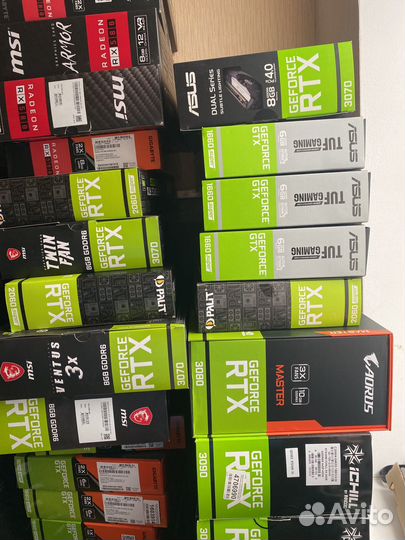 Коробки от видеокарт