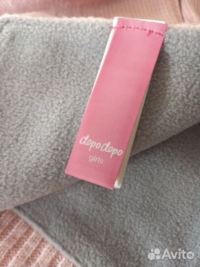 Комплект шапка и шарф демисезон новый на 3-7 лет