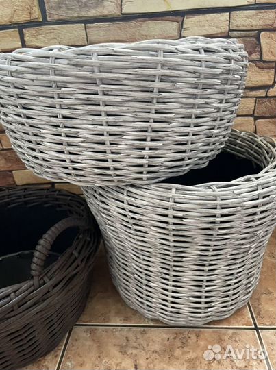 Корзины из ротанга