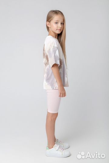 Бриджи для девочки Crockid кр 4036 светло-р (152)