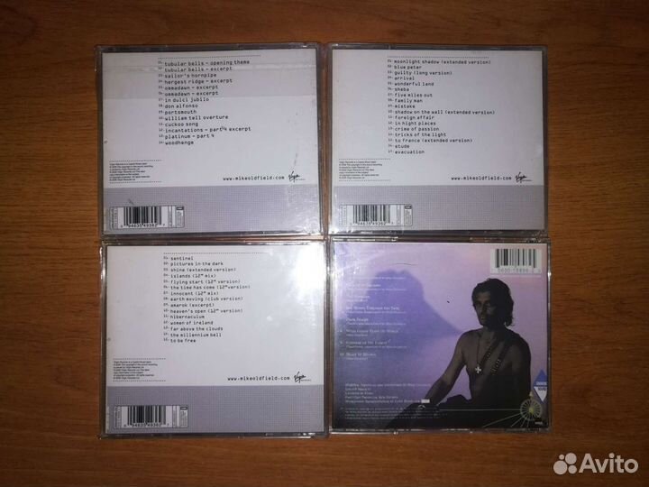 CD диски M.Oldfield, Tangerine Dream, J.M.Jarre
