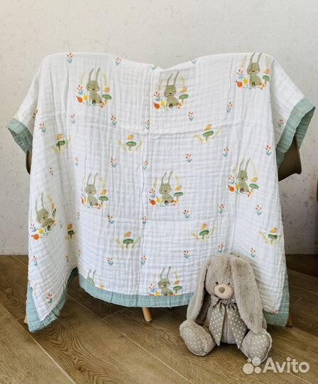 Муслиновое одеяло плед детские
