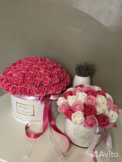 Букет мыльных роз. 101, 81, 71, 65, 55, 51 роза