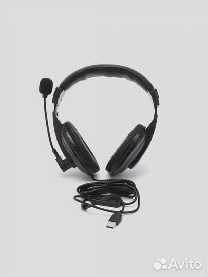 Гарнитура USB компьютерная полноразмерная 2,4m