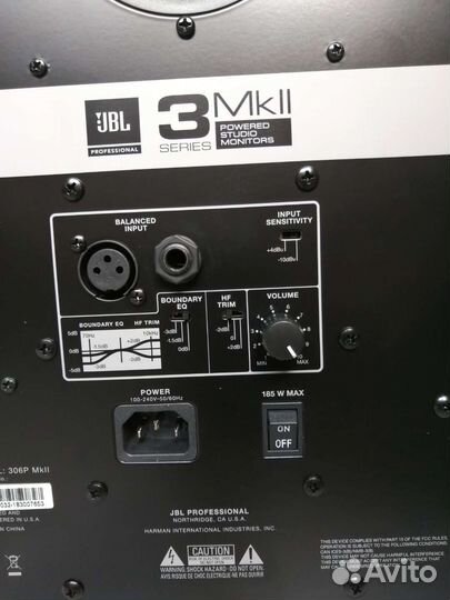 Студийный монитор JBL306P MKll
