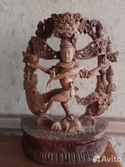Скульптура Танцующий Шива Дерево