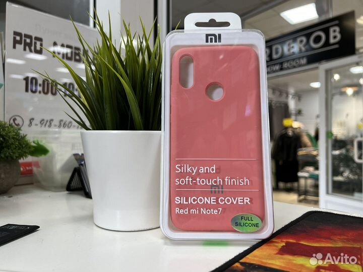 Чехол Silicone Case Xiaomi Redmi Note 7