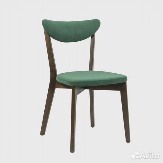 Стул Vanessa, дерево, велюр зеленый