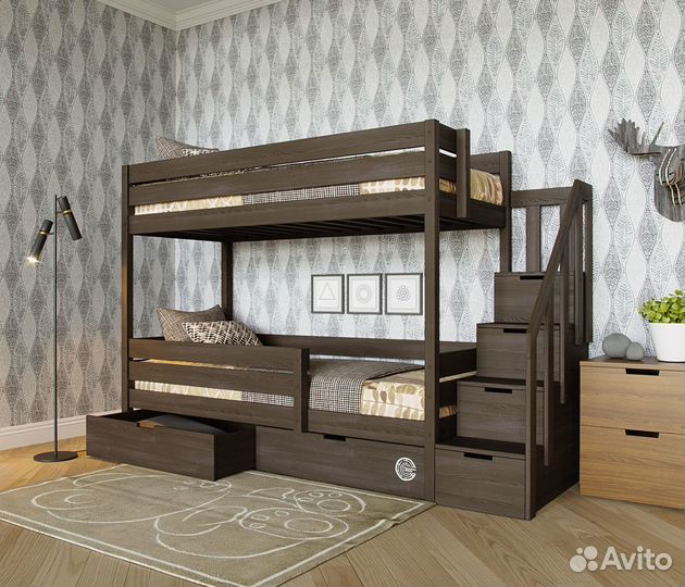 Двухъярусная кровать детская