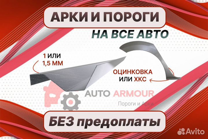 Арки и пороги Volkswagen Polo кузовные