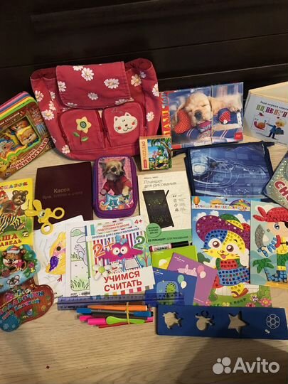 Детские книги пазлы пакетом