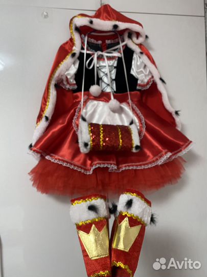 Костюм Герда, красная шапочка прокат 5-6 л