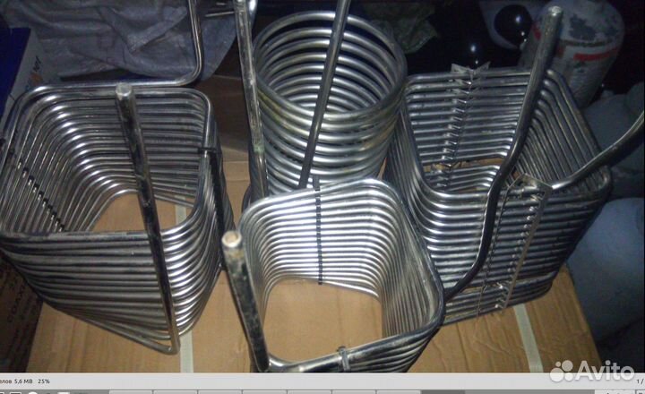 Чилер змеевик из пищевой нержавейки