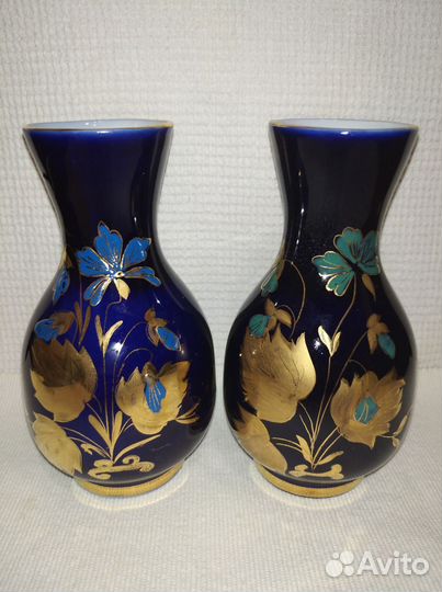 Вазочки кобальт СССР