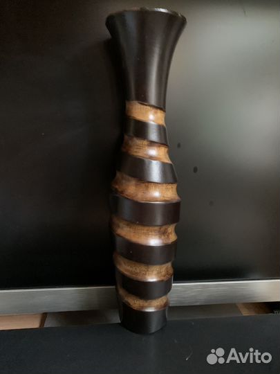 Ваза деревянная винтаж советский