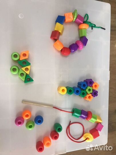 Детский конструктор шнуровка