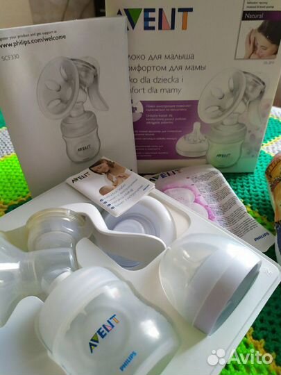 Молокоотсос Avent, многоразовый подгузник, ортопед