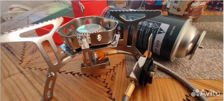 Горелка газовая туристическая ветрозащитная